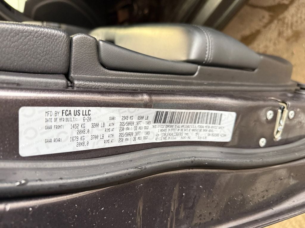 2020 Jeep Grand Cherokee Altitude 4WD