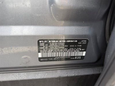 2022 Mitsubishi Outlander Black Edition 4WD