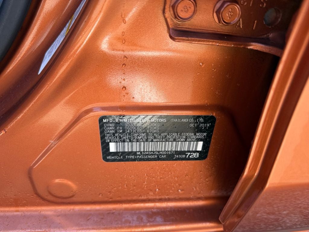 2020 Mitsubishi Mirage LE